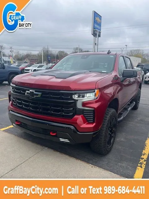 Red 2023 Chevrolet Silverado 1500 LT Trail Boss for sale in Bay City, MI