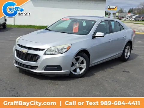 Silver 2015 Chevrolet Malibu LT for sale in Bay City, MI