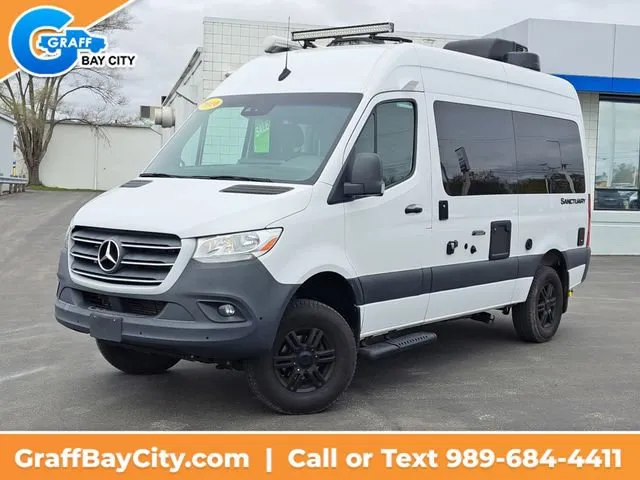 Black 2020 Mercedes-Benz Sprinter 2500 Cargo 144 WB for sale in Bay City, MI