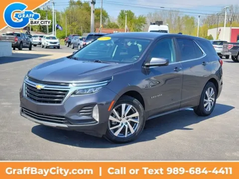 Gray 2023 Chevrolet Equinox LT for sale in Bay City, MI