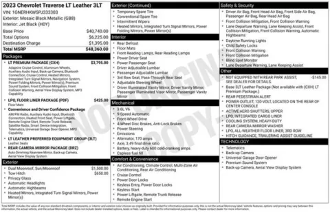More photos of 2023 Chevrolet Traverse LT Leather at Graff Chevrolet, INC., MI