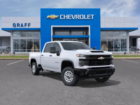 White 2026 Chevrolet Silverado 2500HD Work Truck for sale in Bay City, MI