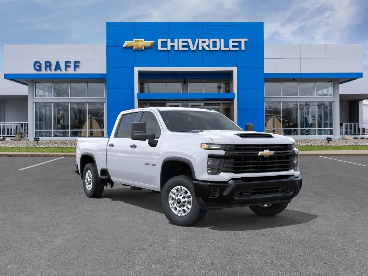 White 2026 Chevrolet Silverado 2500 HD WT for sale in Bay City, MI