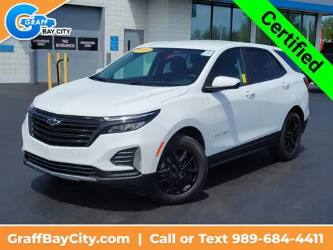 White 2024 Chevrolet Equinox LT for sale in Bay City, MI