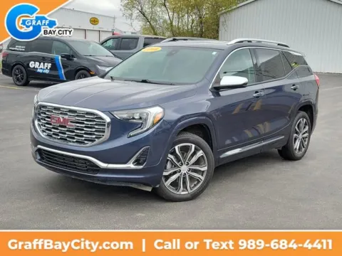 Blue 2018 GMC Terrain Denali for sale in Bay City, MI