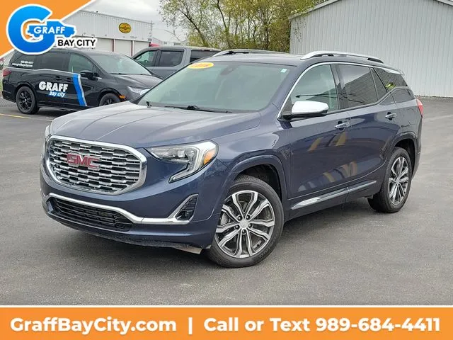 Blue 2018 GMC Terrain Denali for sale in Bay City, MI