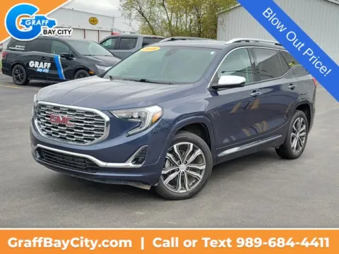 Blue 2018 GMC Terrain Denali for sale in Bay City, MI