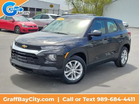 Black 2023 Chevrolet TrailBlazer LS for sale in Bay City, MI