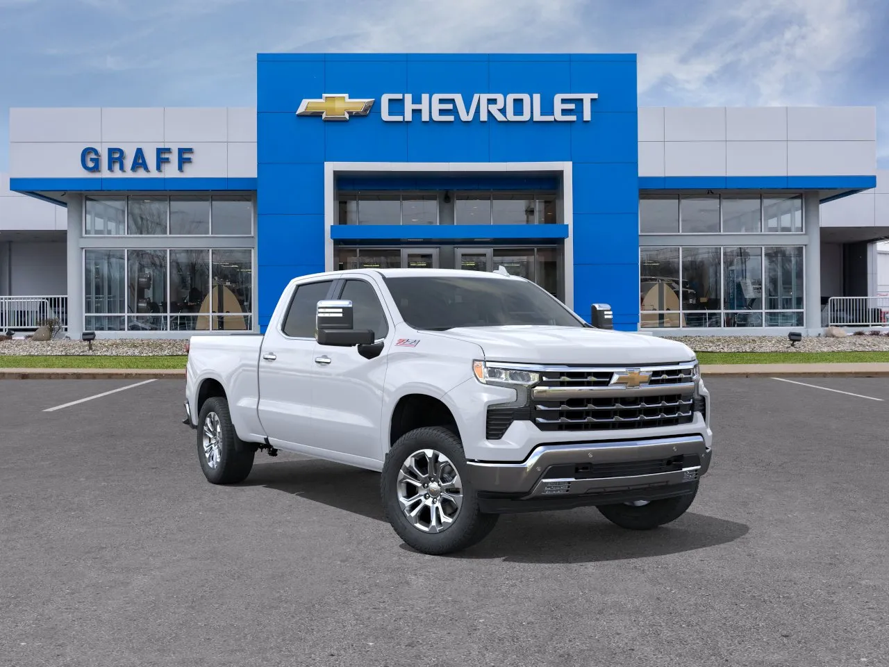 White 2026 Chevrolet Silverado 1500 LTZ for sale in Bay City, MI