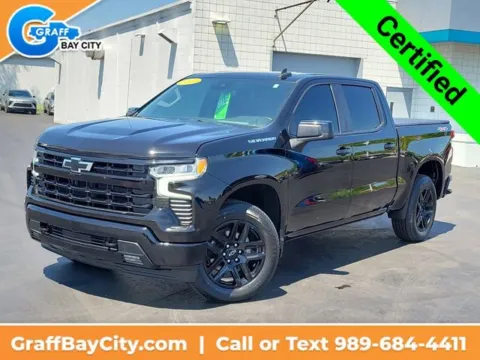 Black 2023 Chevrolet Silverado 1500 RST for sale in Bay City, MI