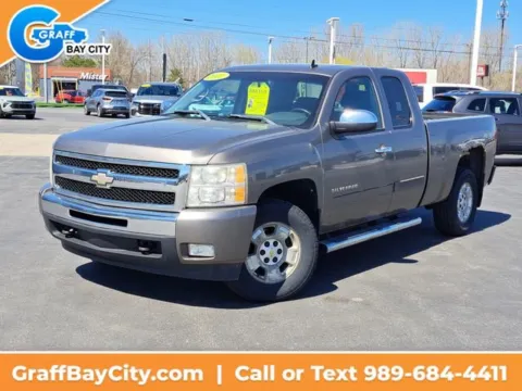 Gray 2011 Chevrolet Silverado 1500 LT for sale in Bay City, MI