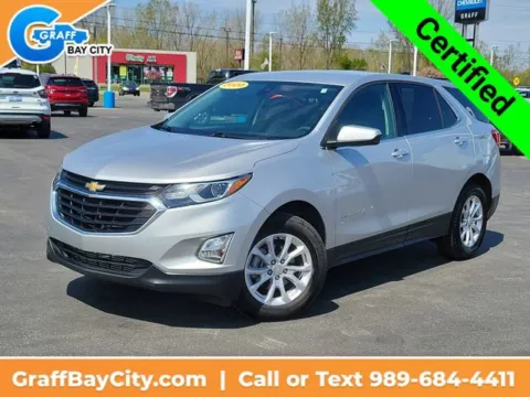 Silver 2020 Chevrolet Equinox LT for sale in Bay City, MI