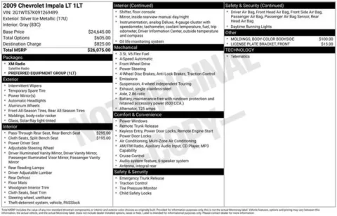 More photos of 2009 Chevrolet Impala LT at Graff Chevrolet, INC., MI