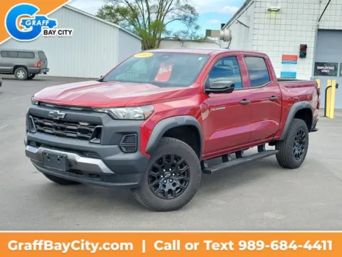 Red 2023 Chevrolet Colorado Trail Boss for sale in Bay City, MI