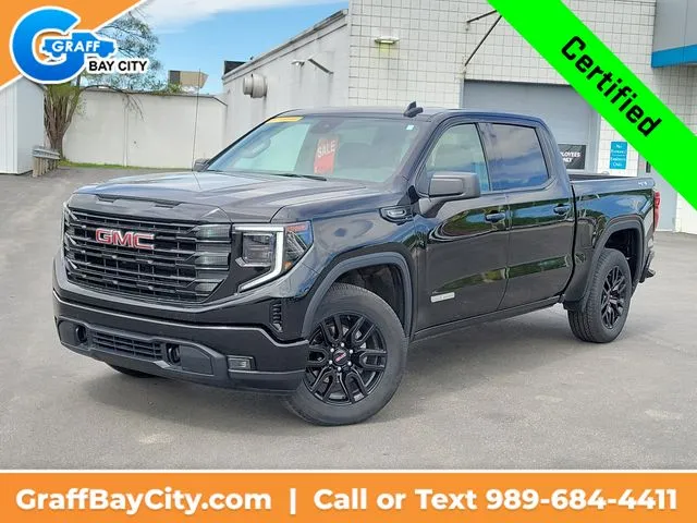 Black 2024 GMC Sierra 1500 Elevation for sale in Bay City, MI