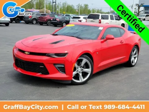 Red 2016 Chevrolet Camaro SS for sale in Bay City, MI