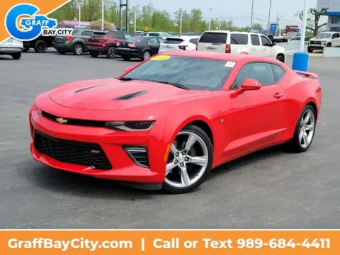 Red 2016 Chevrolet Camaro SS for sale in Bay City, MI