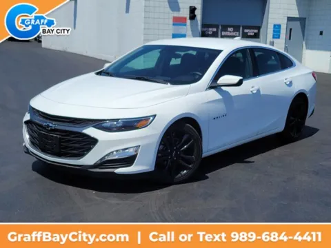 White 2024 Chevrolet Malibu LT for sale in Bay City, MI