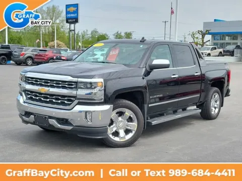 Black 2017 Chevrolet Silverado 1500 LTZ for sale in Bay City, MI