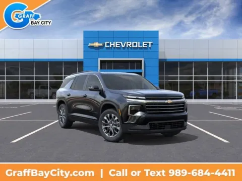 Black 2026 Chevrolet Traverse LT for sale in Bay City, MI