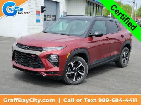 Red 2023 Chevrolet TrailBlazer RS for sale in Bay City, MI