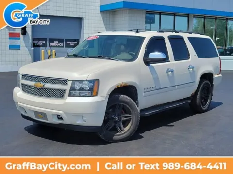Blue 2012 Chevrolet Suburban 1500 LTZ for sale in Bay City, MI