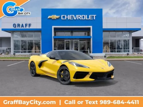 Yellow 2026 Chevrolet Corvette Stingray 1LT for sale in Bay City, MI