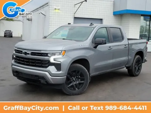 Gray 2023 Chevrolet Silverado 1500 RST for sale in Bay City, MI