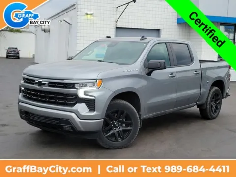 Gray 2023 Chevrolet Silverado 1500 RST for sale in Bay City, MI