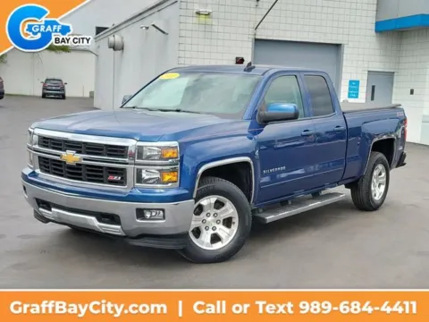 Blue 2015 Chevrolet Silverado 1500 LT for sale in Bay City, MI