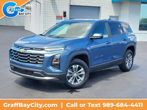 Blue 2025 Chevrolet Equinox LT for sale in Bay City, MI