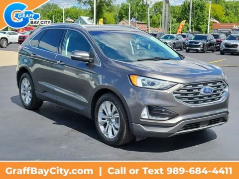 Photos of 2019 Ford Edge Titanium for sale in Bay City, MI at Graff Chevrolet, INC.