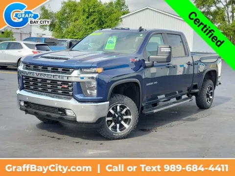 Blue 2022 Chevrolet Silverado 2500HD LT for sale in Bay City, MI