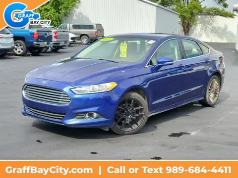 Blue 2013 Ford Fusion SE for sale in Bay City, MI