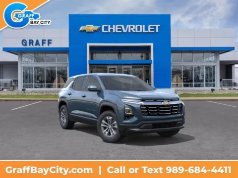 Blue 2026 Chevrolet Equinox LT for sale in Bay City, MI