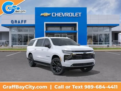 White 2026 Chevrolet Suburban LT for sale in Bay City, MI