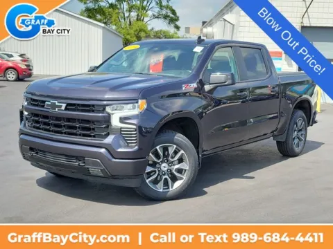 Gray 2024 Chevrolet Silverado 1500 RST for sale in Bay City, MI