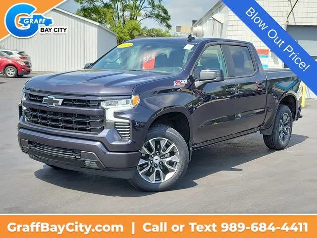 Gray 2024 Chevrolet Silverado 1500 RST for sale in Bay City, MI