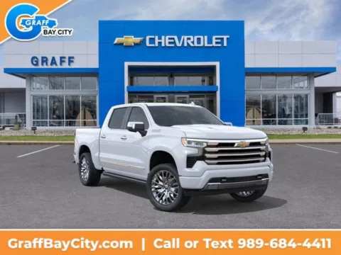 White 2026 Chevrolet Silverado 1500 High Country for sale in Bay City, MI
