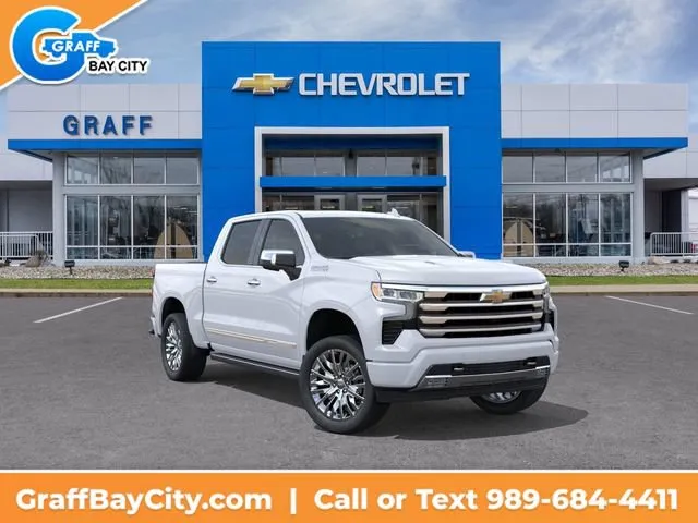 White 2026 Chevrolet Silverado 1500 High Country for sale in Bay City, MI