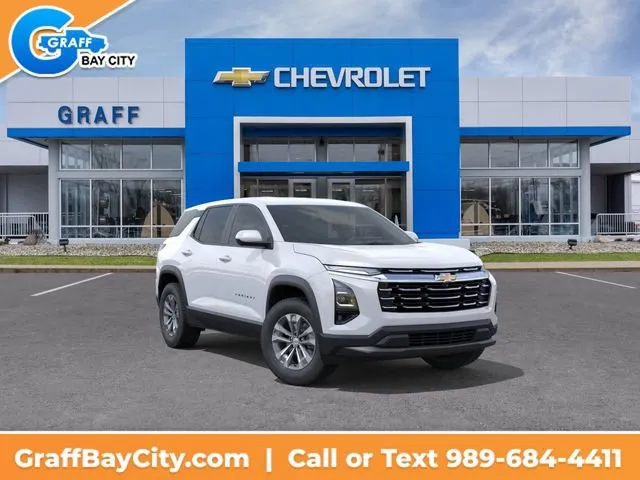 White 2026 Chevrolet Equinox LT for sale in Bay City, MI