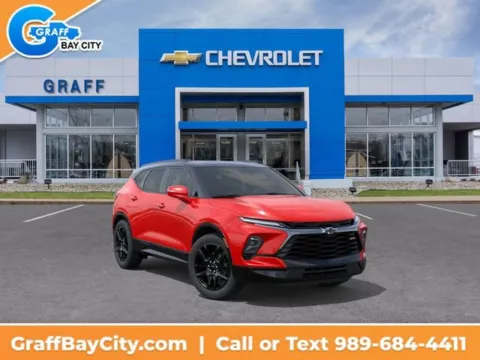 Black 2026 Chevrolet Blazer RS for sale in Bay City, MI