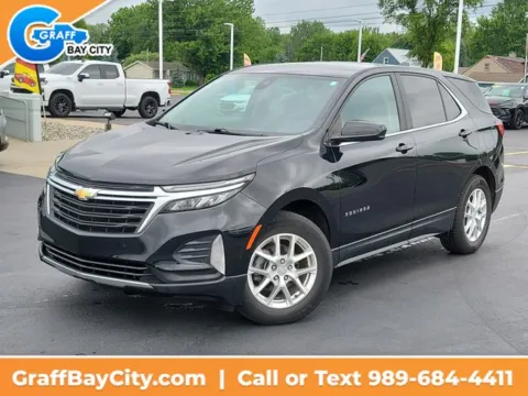 Black 2022 Chevrolet Equinox LT for sale in Bay City, MI