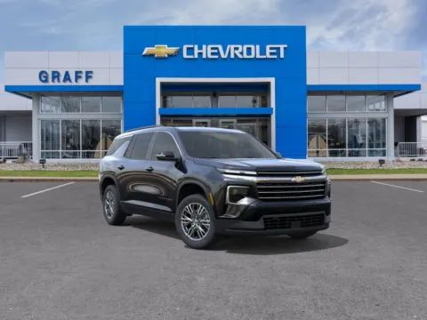 Black 2026 Chevrolet Traverse LT for sale in Bay City, MI