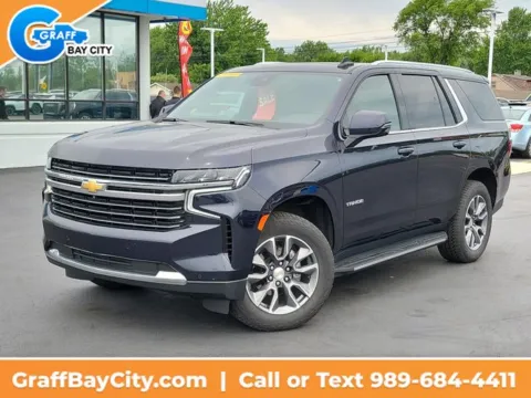 Blue 2024 Chevrolet Tahoe LT for sale in Bay City, MI