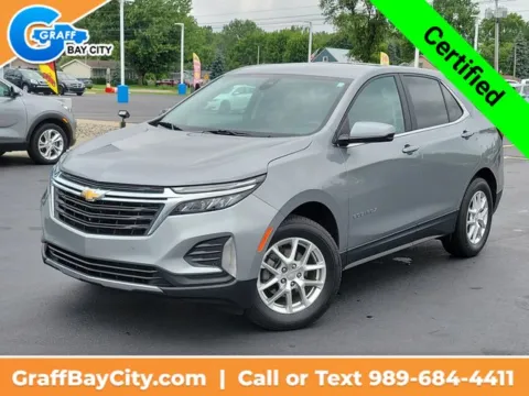 Gray 2023 Chevrolet Equinox LT for sale in Bay City, MI