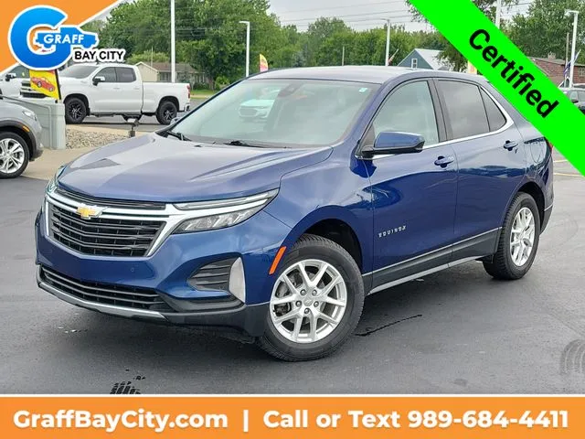 Blue 2023 Chevrolet Equinox LT for sale in Bay City, MI