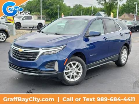 Blue 2023 Chevrolet Equinox LT for sale in Bay City, MI