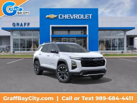 White 2026 Chevrolet Equinox RS for sale in Bay City, MI