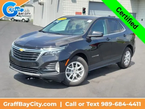 Black 2024 Chevrolet Equinox LT for sale in Bay City, MI